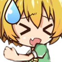 Satoko Hojo with a large sweat drop on her forehead and a nervous expression.