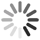 Loading spinner icon with gray and white segments arranged in a circle.