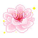 pinkflower animated Discord emote - -`.napatron.´-