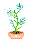 cyanflower animated Discord emote from -`.napatron.´-