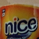 Logo text reading nice in bold blue letters against an orange and yellow gradient background.