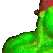 Pepe the Frog dancing energetically with a joyful expression.