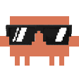 Claude_Cool animated GIF emoji | 月Moon