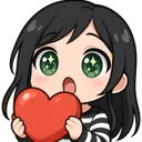 Girlholdingheart