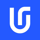 Unreal Engine logo featuring a stylized white letter U on a blue square background.