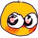 blushing custom emote - 𝙨𝙡𝙪𝙢𝙗𝙚𝙧🐇 18+🎃