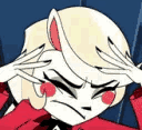 Charlie_headache animated emote from ੭      ֹ   𝐓ɦ𝖾 𝐃𝖾𝗏𝗂ᥣ’𝗌 𝐏ᥣα𝗒𝗀𝗋ⱺυ𐓣ᑯ       🏹