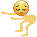 PensiveTwerk animated Discord emote - Spent