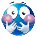 d_blueblush custom emote from alike 🪽 social ㆍicons ㆍguilds
