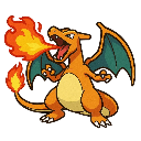 Dragon breathing a stream of orange fire from its open mouth.
