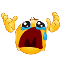 sobbing Discord sticker - Spent