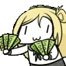 takemymoneys animated emote from Spent