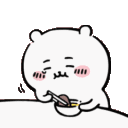 chiikawag3 animated Discord emote - 𝓢𝓮𝓻𝓮𝓷𝓭𝓲𝓹𝓲𝓽𝔂 🖤⃝🤍