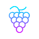 A pixelated face with a distorted, glitchy expression in shades of blue and purple.