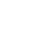 Letter V in white font on a solid black background.