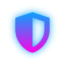 Shield icon with a gradient blue and purple color scheme representing a moderator.