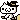 Pixel cat with a witch hat looking mischievous.