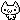 A small white pixelated cat creature with a suspicious, judgmental facial expression.