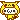 A small yellow creature in a onesie with a black uwu emoticon face.