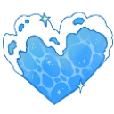 ocean_heart Discord Emoji | trans chompers