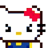 kittywave animated emote from phantom tribune