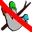 Red jagged energy slash cutting across a pixelated background.