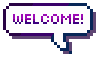 WelcomeGlitch animated Discord emote - The Gamer's Den