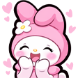 melodyloves_mini3 Discord sticker from Dizzy GanG