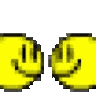 kiss_yellow animated emote - trans chompers