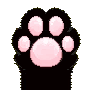 paw_b animated emote | trans chompers