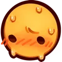 lookdownblushsweat
