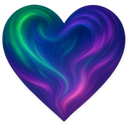 Heartwithaswirlingauroraeffect custom emote - /2k10/ (21+)