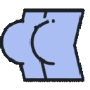 116_manibluebutt animated Discord emote - Rabbit Hole