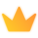Crown icon rendered in a flat, gold-colored style.