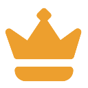 Gold crown icon representing authority and leadership.