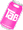 Two pink Tab soda cans clinking together in a celebratory toast.