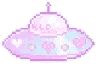 ufo animated GIF emoji from Starpatch
