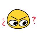 emojiconfused Discord sticker from /dreary