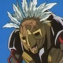 The Fool Stand from JoJo's Bizarre Adventure with a feathered headpiece and mask-like face looking menacing.