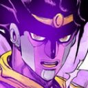 Star Platinum with a serious and shocked expression in a close-up shot.