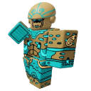 Gold Experience stand character standing in a ready combat pose.