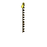 Eggplant unzipping itself to reveal its interior in a pixel art style.