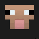Four pixelated sheep heads in black, white, blue, and green colors arranged in a row.
