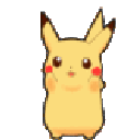 Pikapika animated GIF emoji from ⤷ Aҽƚԋҽɾιαʅˎˊ˗