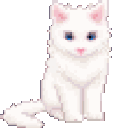 WhiteCat animated emote | ⤷ Aҽƚԋҽɾιαʅˎˊ˗