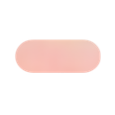 A pink horizontal pill-shaped divider used for separating text in chat.