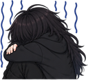 hfDepressed Discord sticker from Hebrewfy