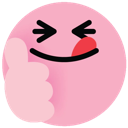 Pink_Thumbsup custom emote | EUTIERRIA