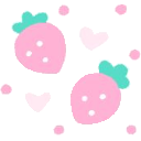 strawberrie Discord Emoji | ｡　/fluffybunnies 　.