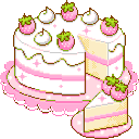strawberry_cake custom emote from ｡　/fluffybunnies 　.